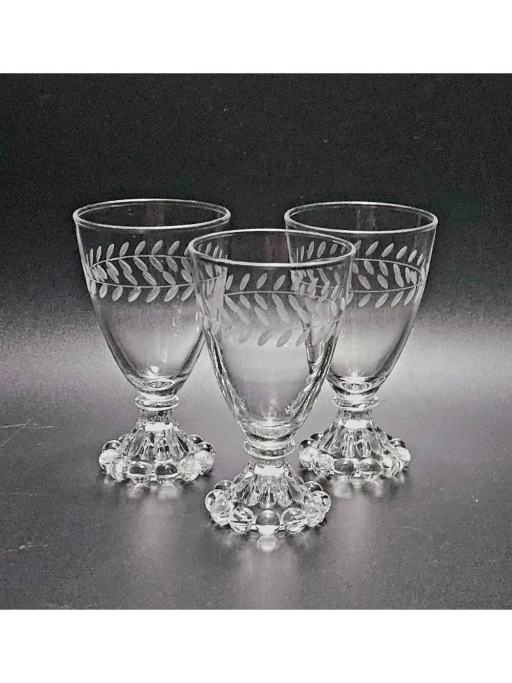 3 Anchor Hocking Berwick Boopie Juice Glasses 4.5